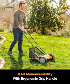 Alternative view of LawnMaster LMRM1801 Push Reel Lawn Mower 18-Inch 5-Blade