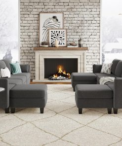 Alternative view of Modular Sectional Sof Convertible U Shaped Sofa Couch with High Density Memory Foam