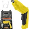 Rechargeable Electric Screwdriver Set 3.6V Cordless with 47 Piece Accessories
