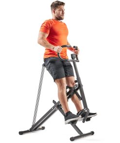 Heavy Duty Assisted Squat Machine with 300 LB Max Weight Capacity, Adjustable Resistance and Thick Padded Seat