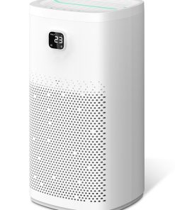 Air Purifiers For Home Large Room, 1570ft² H13 HEPA Air Purifiers for Pets with Air Quality Monitor, 23db Air Purifiers for Bedroom Remove Pet Hair Dander Pollen Smoke Dust Mold Odor Eliminator