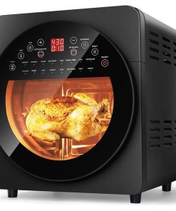 Air Fryer Toaster Oven, 16-in-1 Air Fryer Toaster Oven, Large Convection Roaster with Rotisserie & Dehydrator